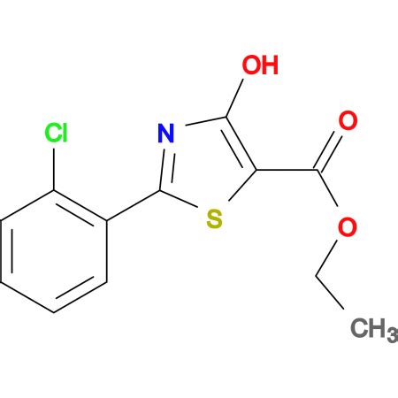 Chloro Phenyl Hydroxy Thiazole Carboxylic Acidethylester