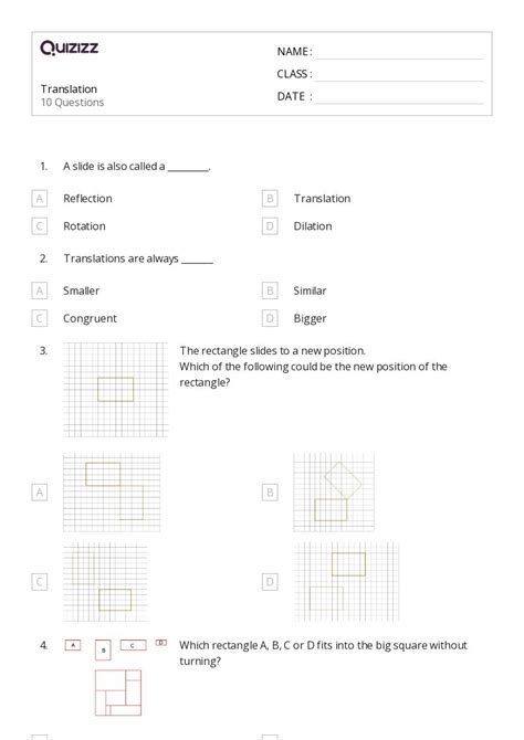 Translations Worksheets For Th Class On Quizizz Free Printable