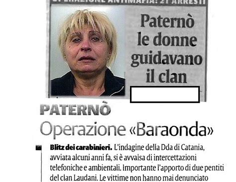 Mafia In Carcere La Moglie Del Reggente Del Clan Rapisarda