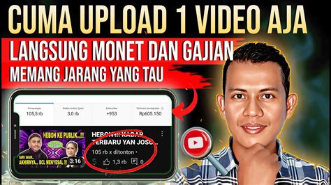 Jarang Yang Tau Cara Cepat Monetisasi Youtube Modal Video Aja