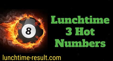 Lunchtime Hot Numbers For Today December