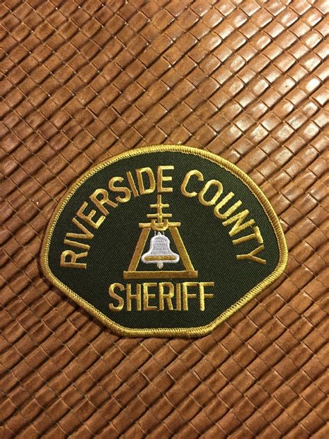 Riverside County Sheriff Collectible Patch - Etsy