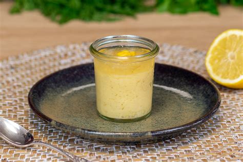 Petite crème acidulée au citron Boco Des plats et desserts de chefs