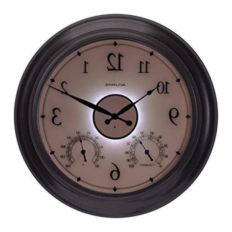 Acurite 75133m Led Illuminated Outdoor Clock With Temperature