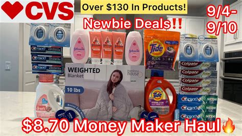 Cvs Couponing Haul Newbie Deals Over In Products For