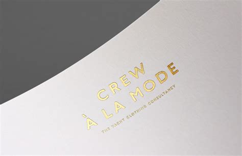 Crew La Mode Luxury Branding Identity Logo Design