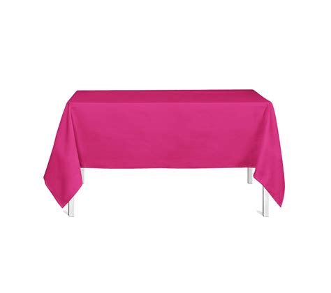 Nappe Rectangulaire Coton X Uni Rose Myrtille Nappe But