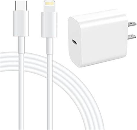 iPhone 13 Charger, 20W USB C Fast Wall Charger with 5FT USB-C to ...