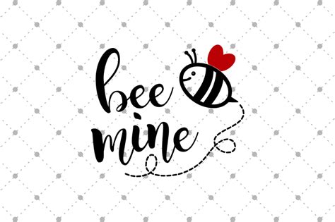 Bee Mine Svg Files By Svg Cut Studio Thehungryjpeg