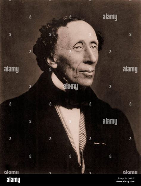 hans christian andersen writer  tales stock photo alamy