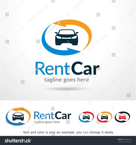 Rent Car Logo Template Design Vector - 349843268 : Shutterstock