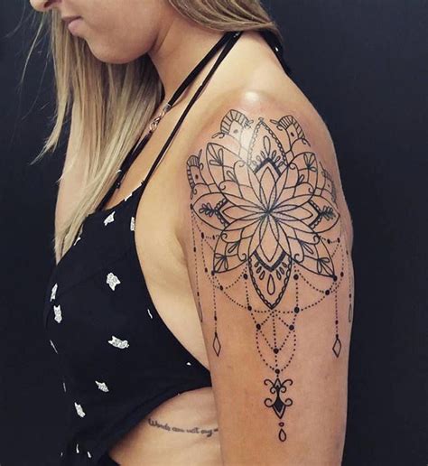 Mandala Tattoo Mandalatattoo Shoulder Tattoos For Women Sleeve