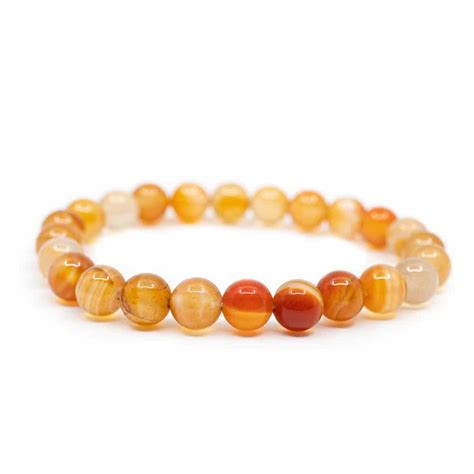 Gemstone Bracelet Red Agate Cm Zenvol Europe