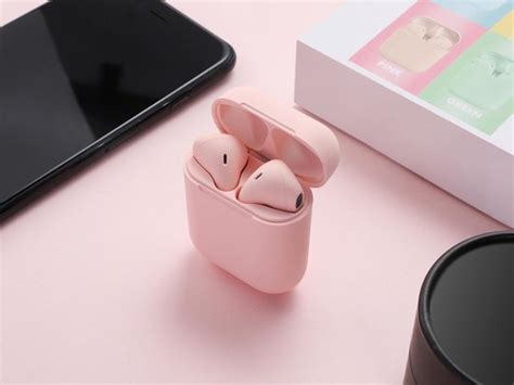 Inpods 12 Draadloze Bluetooth Oordopjes Roze Bol