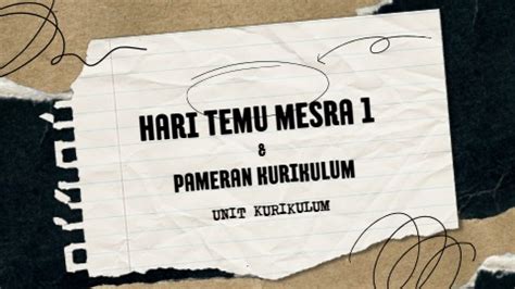 HARI TEMU MESRA 1 DAN PAMERAN KURIKULUM G 74361515 Flip PDF AnyFlip