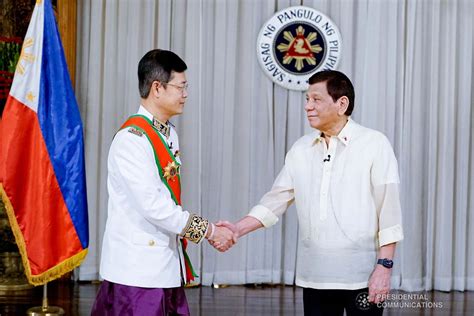 Kingdom Of Cambodia Ambassador Designate Phan Peuv Presents His Letter