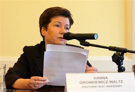 Hanna Gronkiewicz Waltz śmieci na pewno nas nie zaleją