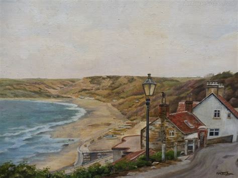 Antiques Atlas Oil Cornish Seascape Artist M M Tomlinson