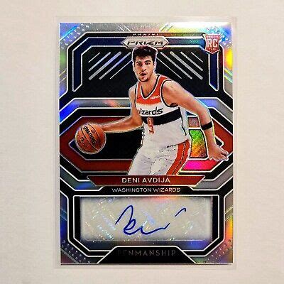 Deni Avdija RC Auto 2020 21 Panini Prizm Penmanship Silver Prizm RP