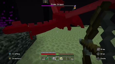 How To Beat The Ender Dragon Youtube