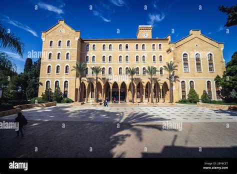 College Hall Building In American University Of Beirut In Beirut