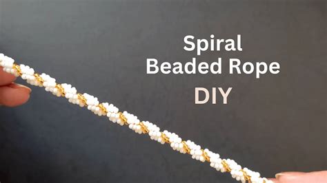 Seed Bead Spiral Rope Beading Tutorial For Beginners YouTube