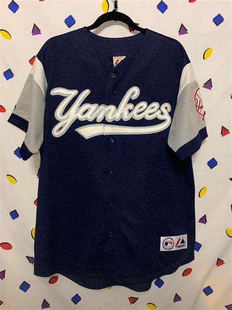 Classic Mlb New York Yankees Stitched Two-toned Baseball Jersey ...