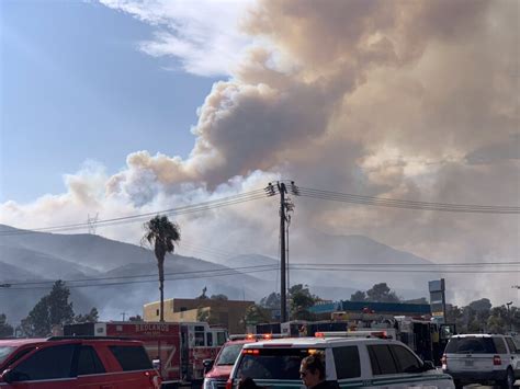 Evacuations Ordered In The San Bernardino County South Fire Laist