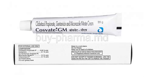 Buy Cosvate Gm Cream Clobetasol Gentamicin Miconazole Online Buy