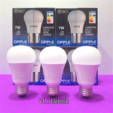 Jual LAMPU LED 7 WATT OPPLE GARANSI 1 TAHUN NYALA SUPER TERANG Shopee