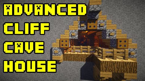 Minecraft Cliff Cave House Tutorial How To Build YouTube