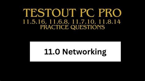 TESTOUT PC PRO 11 5 16 11 6 8 11 7 10 11 8 14 PRACTICE QUESTIONS