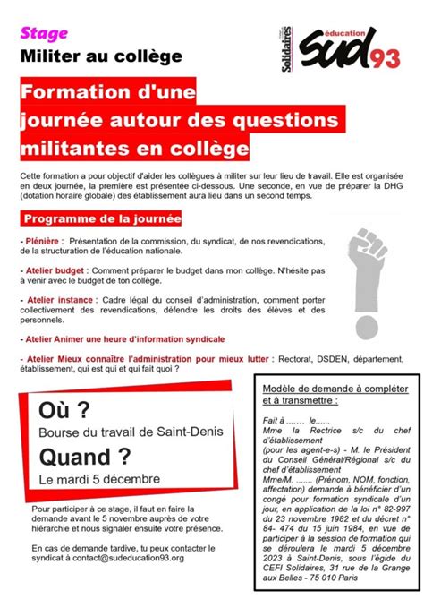 Stage Militer En Coll Ge Annul Sud Ducation