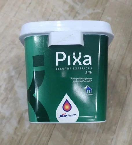 Jsw Soft Sheen Pixa Elegant Exterior Paint Packaging Size Litre At