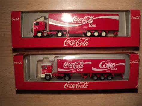 ALBEDO COCA COLA TRUCK Volvo F12 Und MAN F90 Sattelzug OVP 1 87 EUR 20