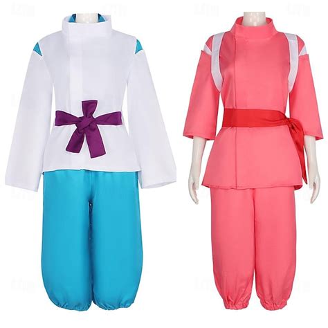 Inspired By Spirited Away Haku Chihiro Ogino Sen Anime Cosplay Costumes Japanese Carnival