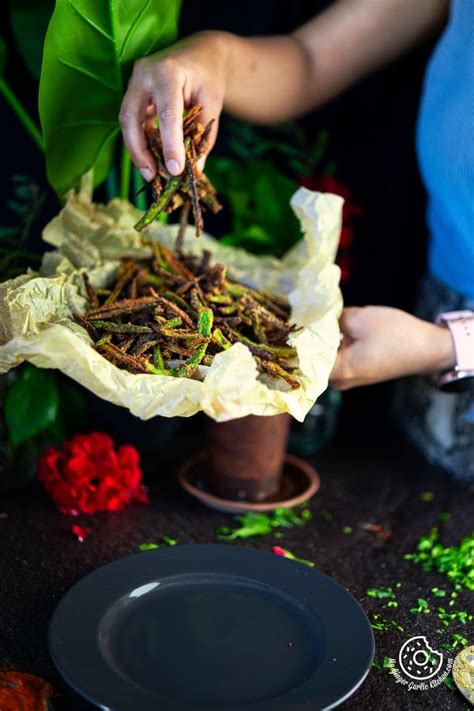 Kurkuri Bhindi Fried Air Fryer Receta En 2024