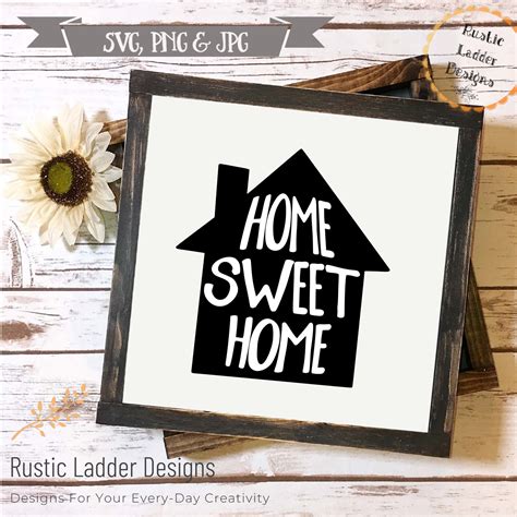 Home Sweet Home Svg Cut File Silhouette Cameo And Cricut Etsy