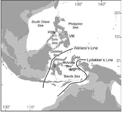 The Indo Malay Philippine Archipelago With The Area Shallower Than The