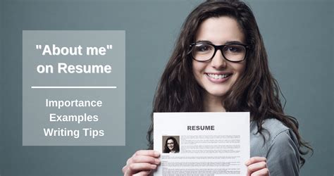 How to Write About Me Section in Resume (Resume Examples and Tips ...