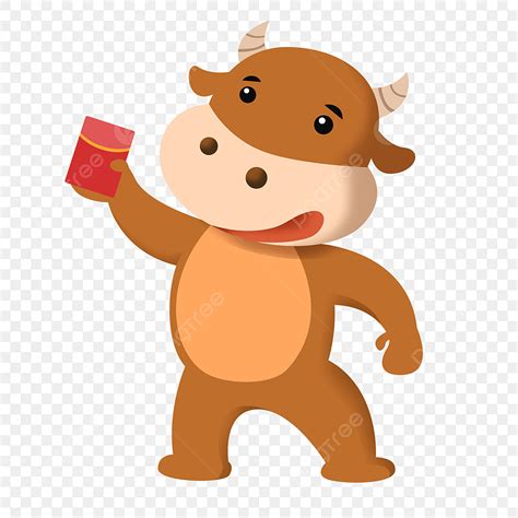 Red Envelope Clipart Hd Png Red Envelope Q Version Of Cattle