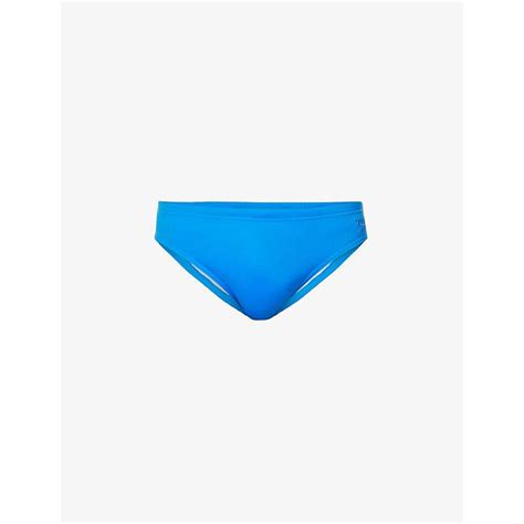 Speedo Eco Endurance Cm Mid Rise Recycled Polyester Swim Briefs In