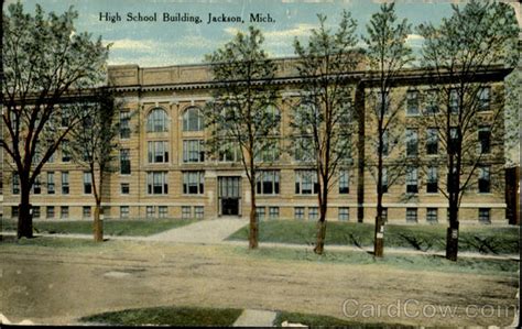 High School Building Jackson, MI