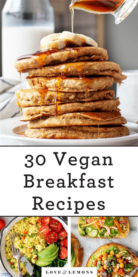 Vegan Breakfast Double Recipes