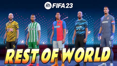 FIFA 23 Rest Of World Player Ratings Faces YouTube