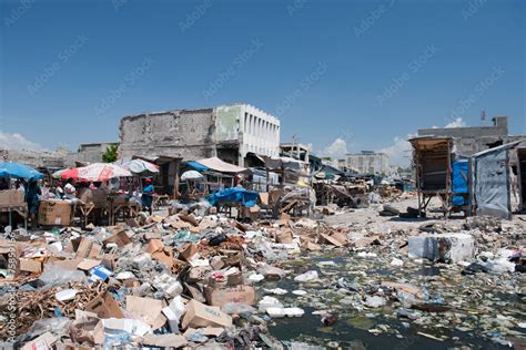 Downtown Port-au-Prince, Haiti Stock-Foto | Adobe Stock