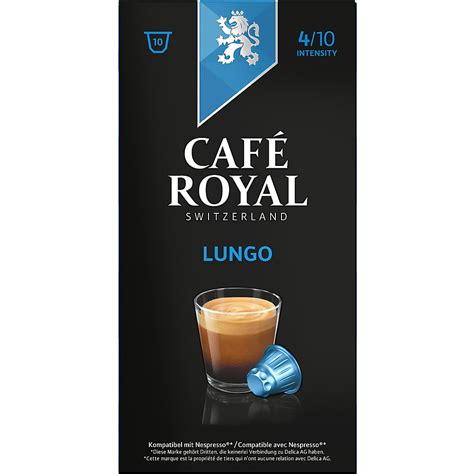 Caf Royal Capsules De Caf Lungo Compatible Syst Me Nespresso