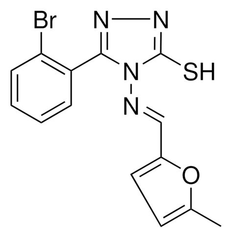 Bromophenyl Me Furyl Methylene Amino H Triazole