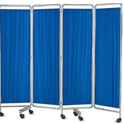 Stainless Steel 4 Fold Hospital Bedside Screen Polished At Rs 2205 In