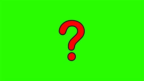 Question Mark Animation Green Screen Footage Free [ Premier Pro ] Youtube